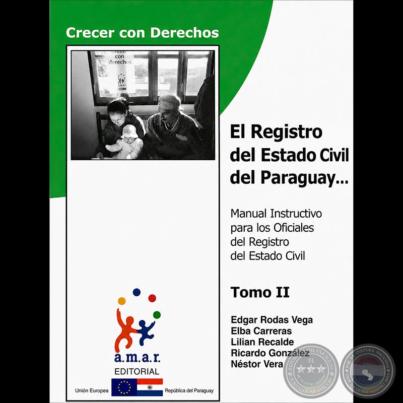 Cubierta de El registro del estado civil del Paraguay — Tomo II