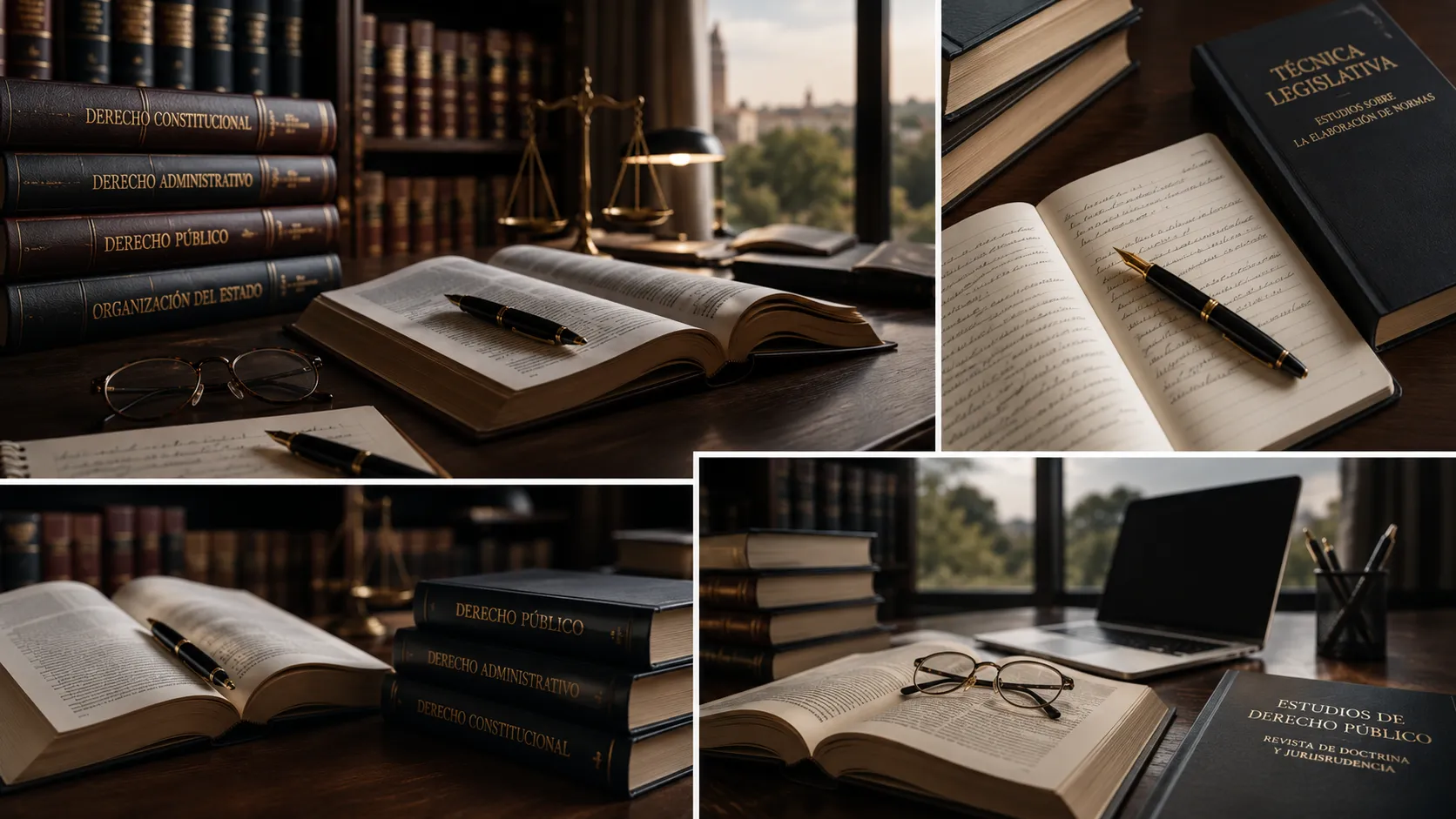 Composición de libros, apuntes e investigación jurídica
